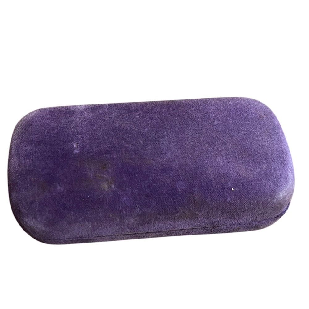 Gucci Purple Velvet Sunglasses Case with Pouch - Picture 4 of 8